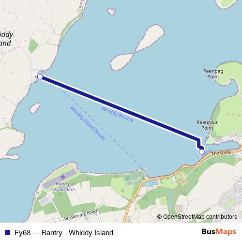 Fy68 ferry Line Map