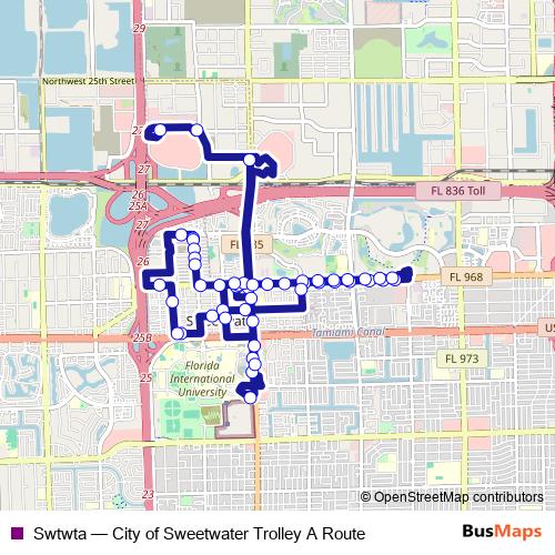 Swtwta bus Line Map