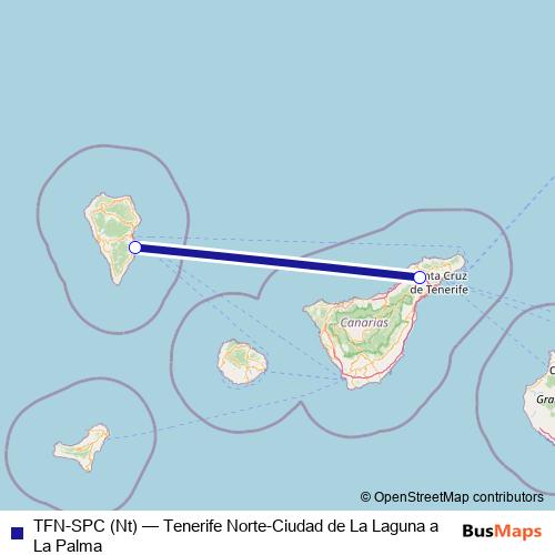 TFN-SPC (Nt) air Line Map