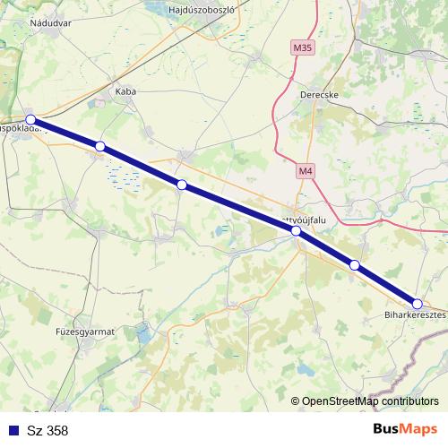 Sz 358 rail Line Map