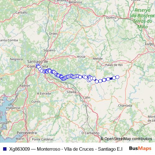 Xg863009 bus Line Map