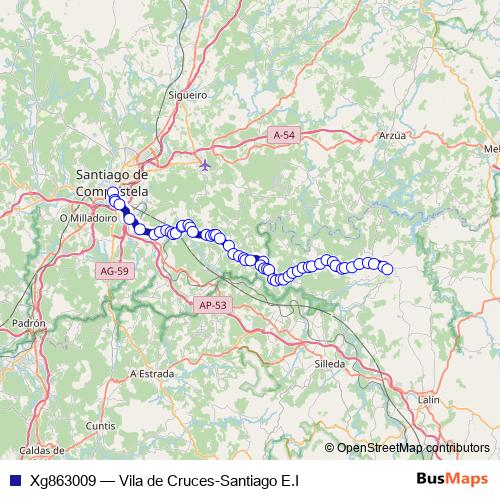 Xg863009 bus Line Map
