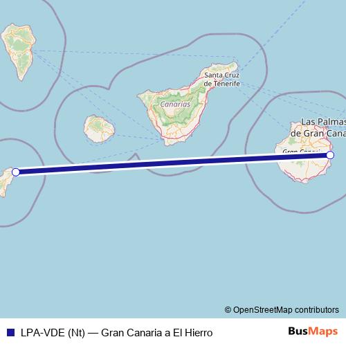 LPA-VDE (Nt) air Line Map
