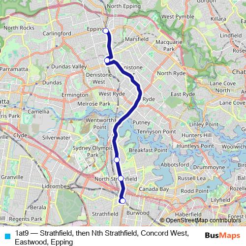1at9 bus Line Map
