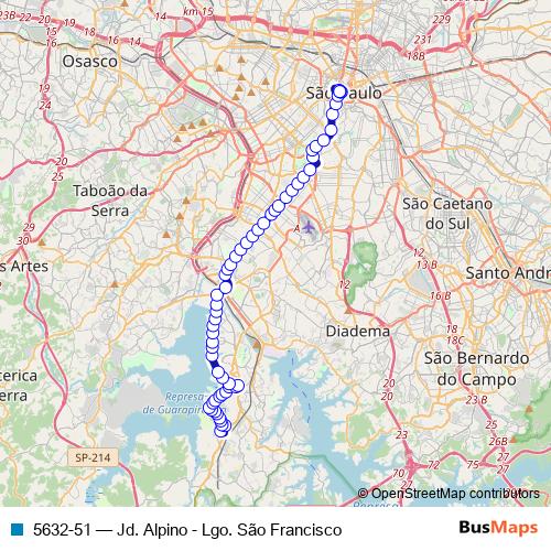 5632-51 bus Line Map
