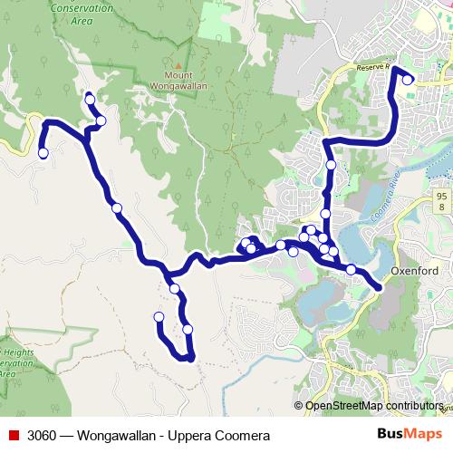 3060 bus Line Map