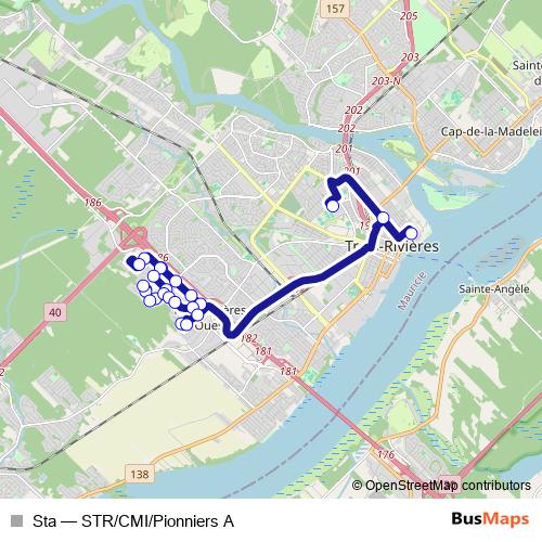 Sta bus Line Map