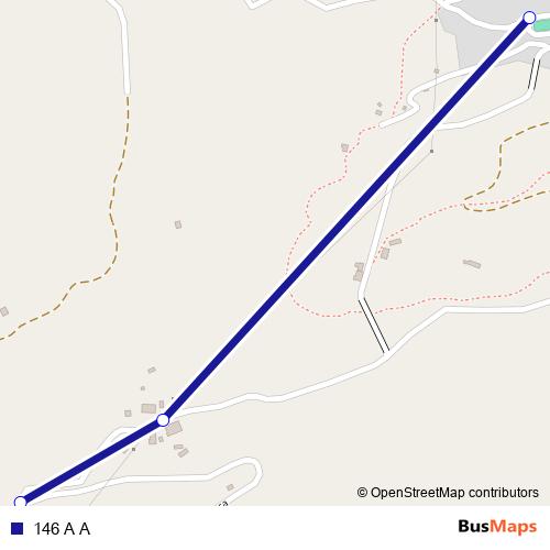 146 A A bus Line Map