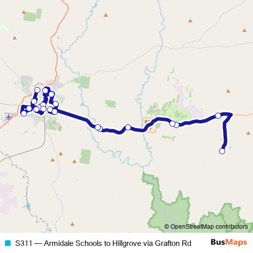 S311 bus Line Map