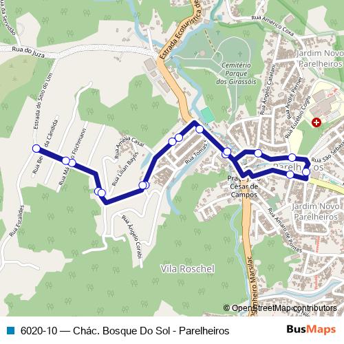 6020-10 bus Line Map