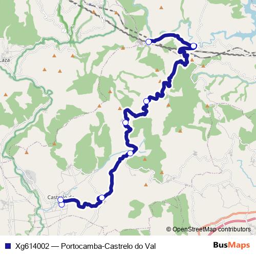 Xg614002 bus Line Map