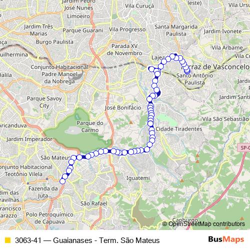 3063-41 bus Line Map