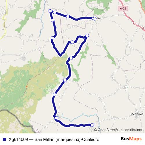 Xg614009 bus Line Map