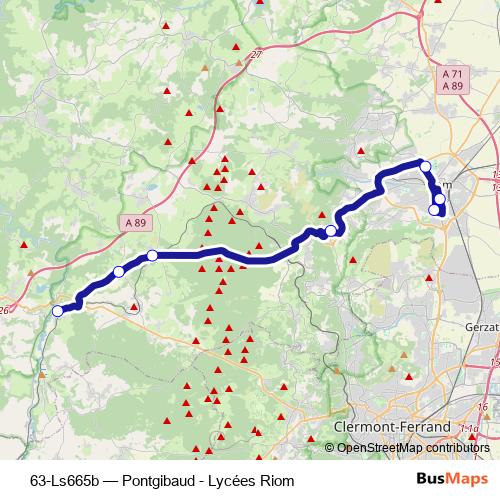 63-Ls665b bus Line Map