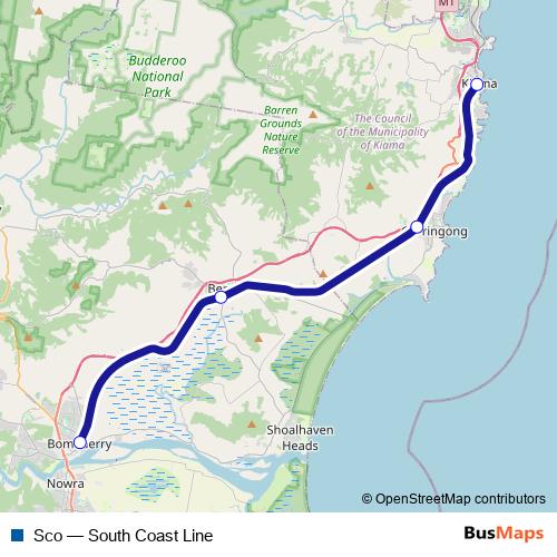 Sco rail Line Map