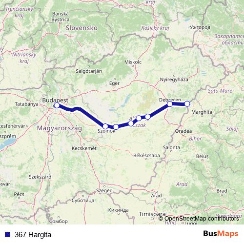 367 Hargita rail Line Map