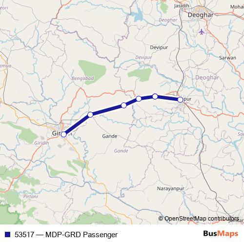 53517 rail Line Map