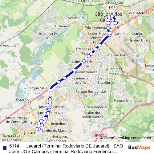 5114 bus Line Map