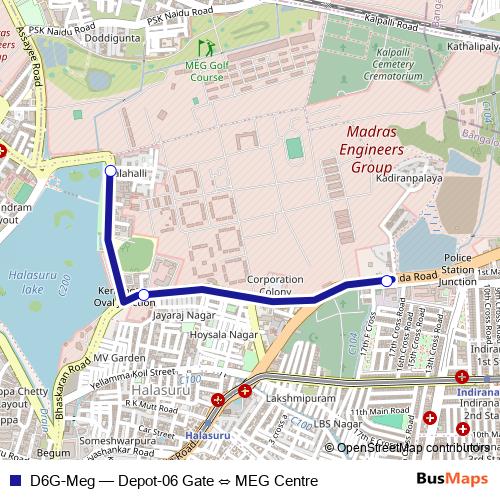 D6G-Meg bus Line Map