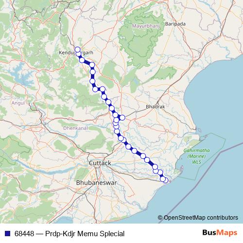 68448 rail Line Map