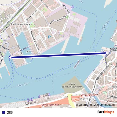 286 ferry Line Map