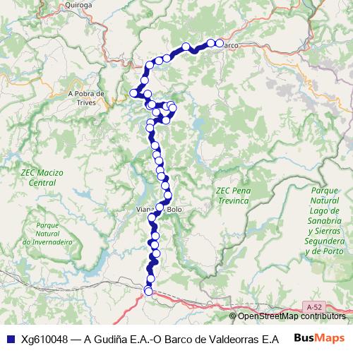 Xg610048 bus Line Map