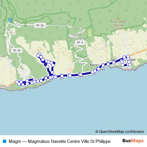 Magm bus Line Map