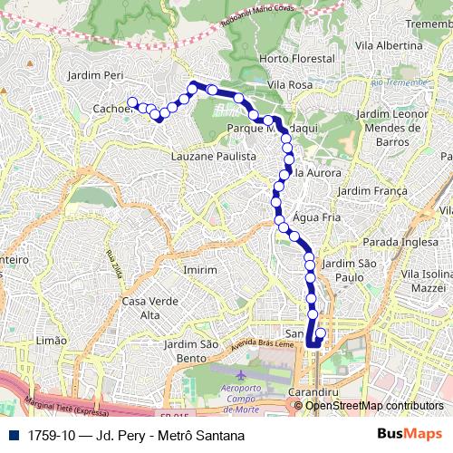 1759-10 bus Line Map