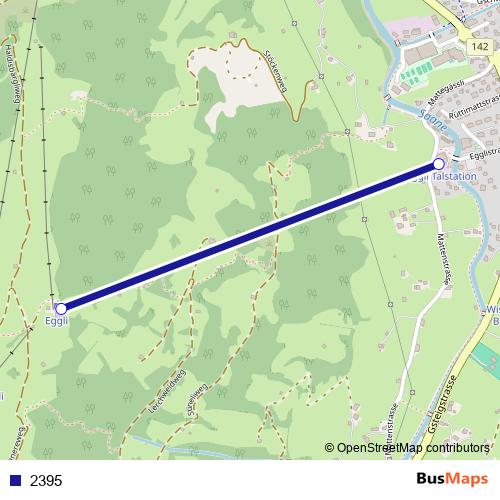 2395 cable-car Line Map