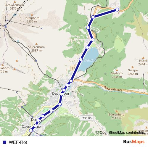 WEF-Rot bus Line Map