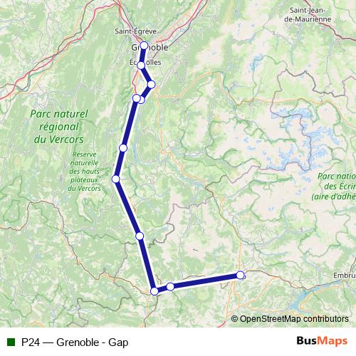 P24 rail Line Map