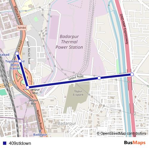 409stldown bus Line Map