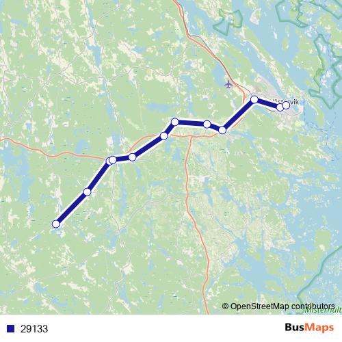 29133 rail Line Map