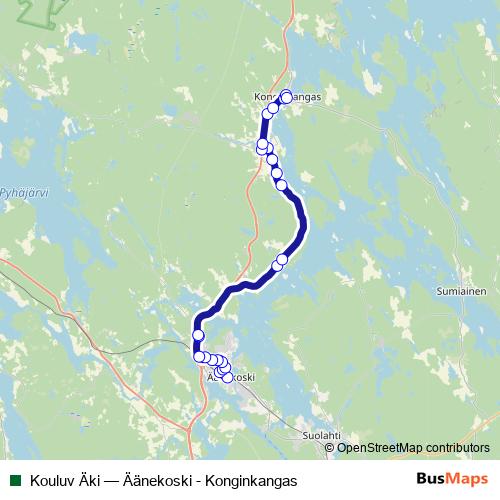 Kouluv Äki bus Line Map