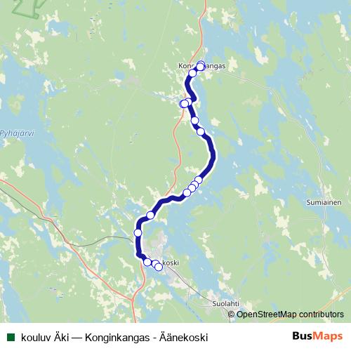 kouluv Äki bus Line Map
