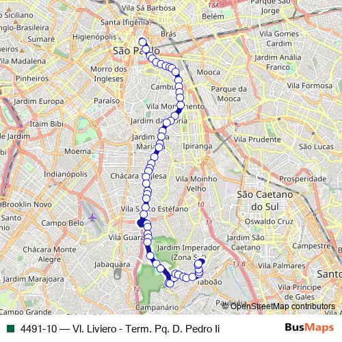 4491-10 bus Line Map