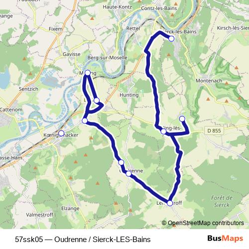 57ssk05 bus Line Map