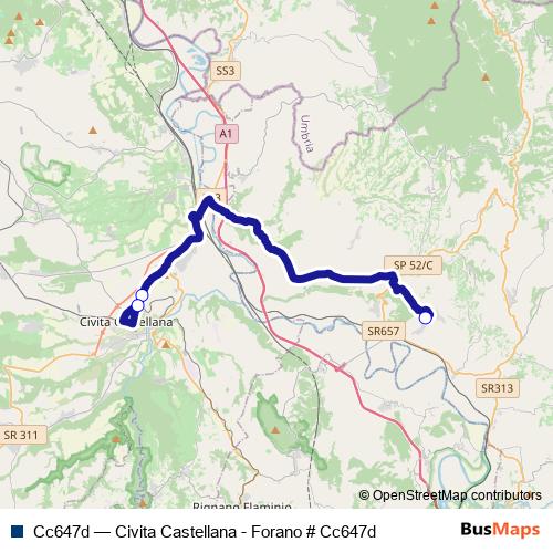 Cc647d bus Line Map