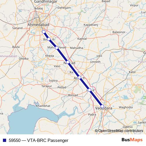 59550 rail Line Map