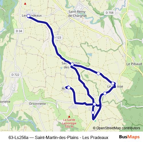 63-Ls256a bus Line Map