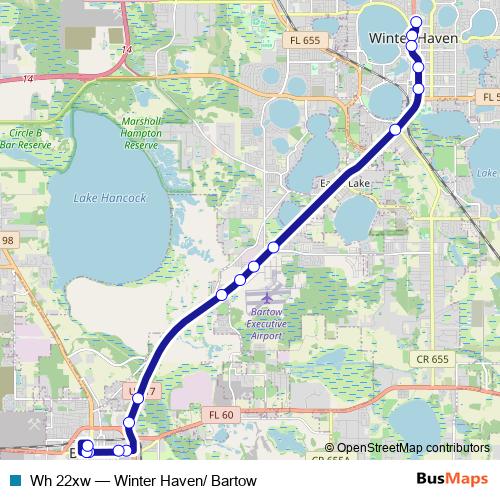 Wh 22xw bus Line Map