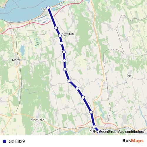 Sz 8839 rail Line Map