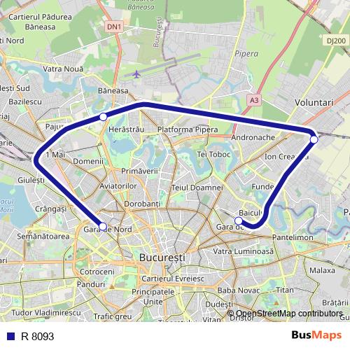 R 8093 rail Line Map