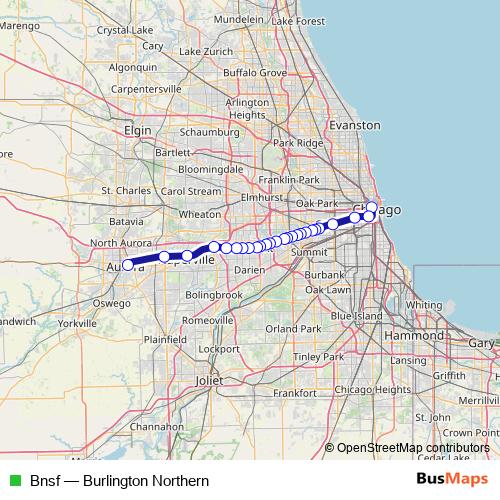 Bnsf rail Line Map