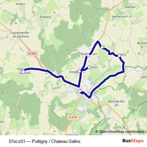 57ecs01 bus Line Map