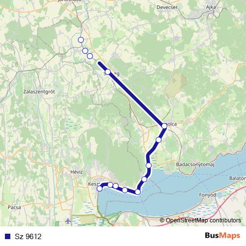 Sz 9612 rail Line Map
