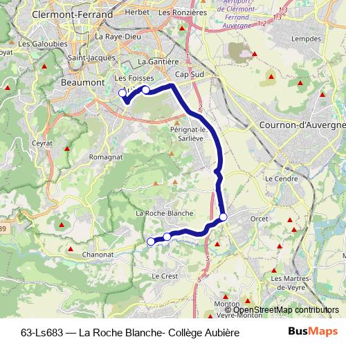 63-Ls683 bus Line Map