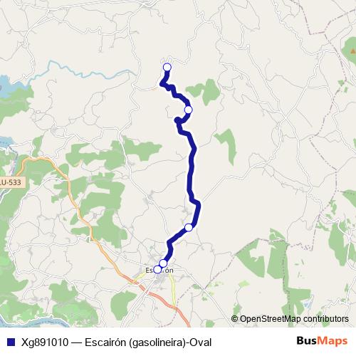 Xg891010 bus Line Map