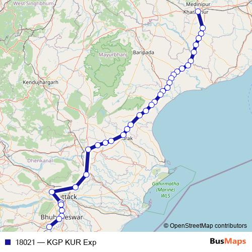 18021 rail Line Map