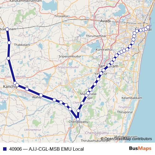 40906 rail Line Map